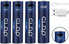 USB Rechargeable AA Batteries // 1.6v // 1800mWh // High-Capacity // Fast Charg 18.89 per battery
