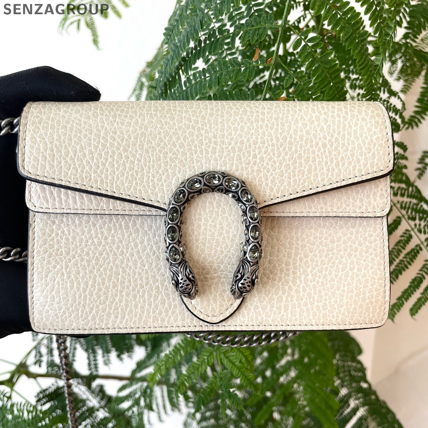 Gucci Dionysus Mini Chain Shoulder Bag Silver - Classic Women's