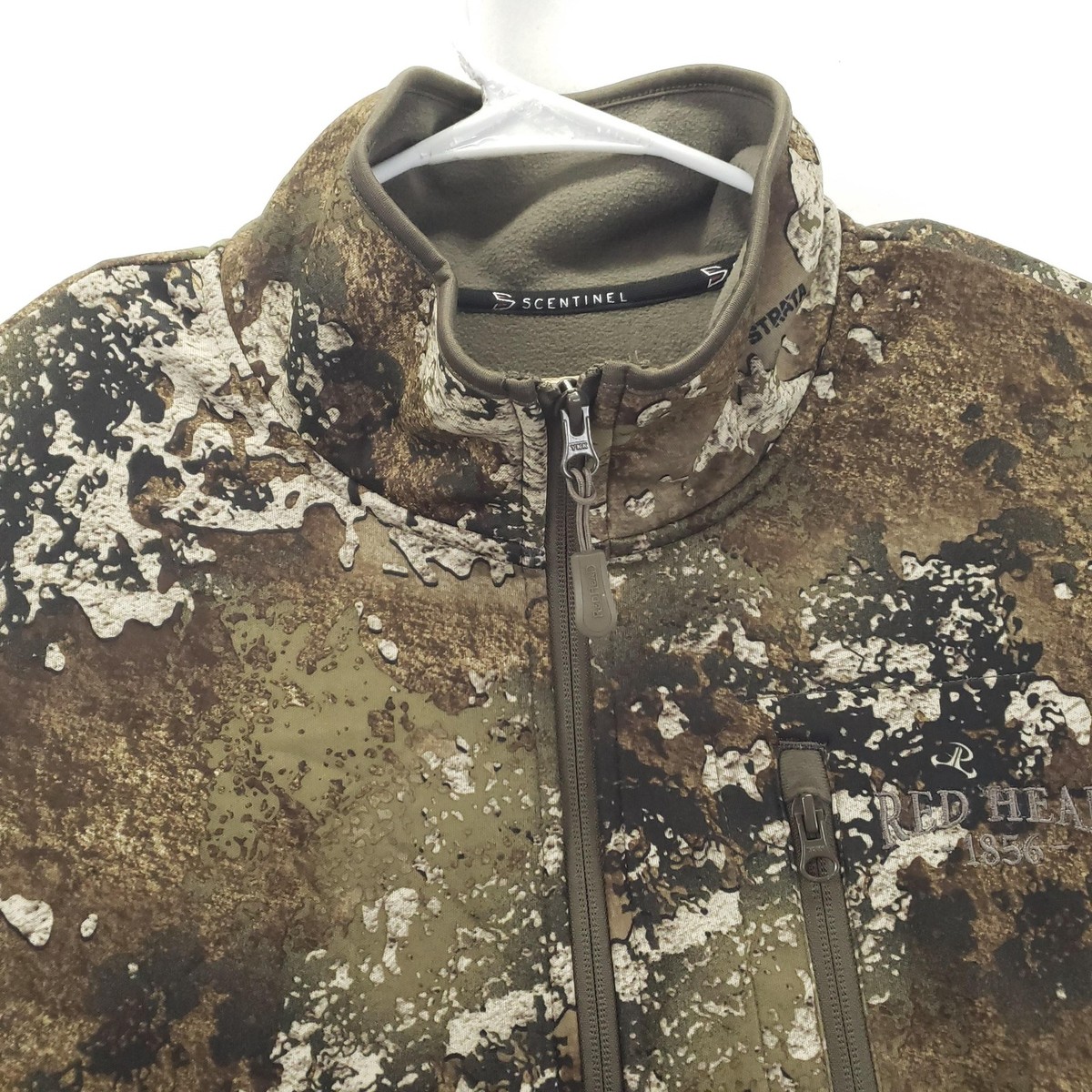 RedHead Jacket Mens 2XL Brown Camo Scentinel Softshell Full Zip