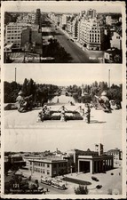 RPPC Bucuresti Gara de Nord vintage postcard d360