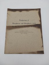 1938 TVA Production Phosphorus & Phosphoric Acid Electric Furnace Method Booklet