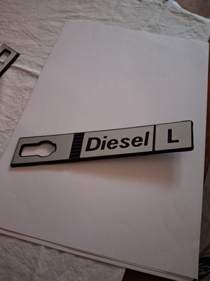 License plate acronym model fender right Fiat RITMO DIESEL L 