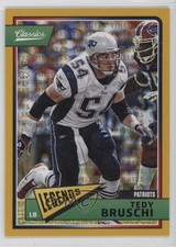 2018 Panini Classics Legends Timeless Tributes Gold /99 Tedy Bruschi #153 02x3