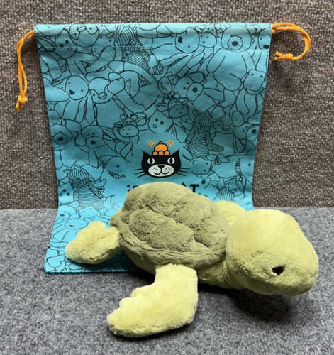 Jellycat London Tully Turtle Plush Green Stuffed Animal 11.5” NWOT RARE RETIRED - Picture 1 of 7