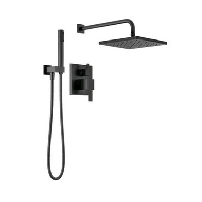 Delta 342701 Modern Square Non Shared Function Shower System - Black