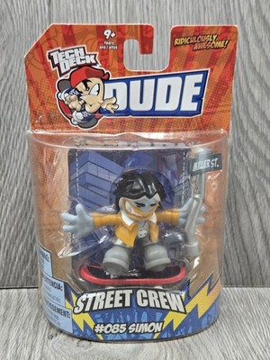 2009 SPIN MASTER--TECH DECK DUDE--STREET CREW--#085 SIMON FIGURE (NEW)