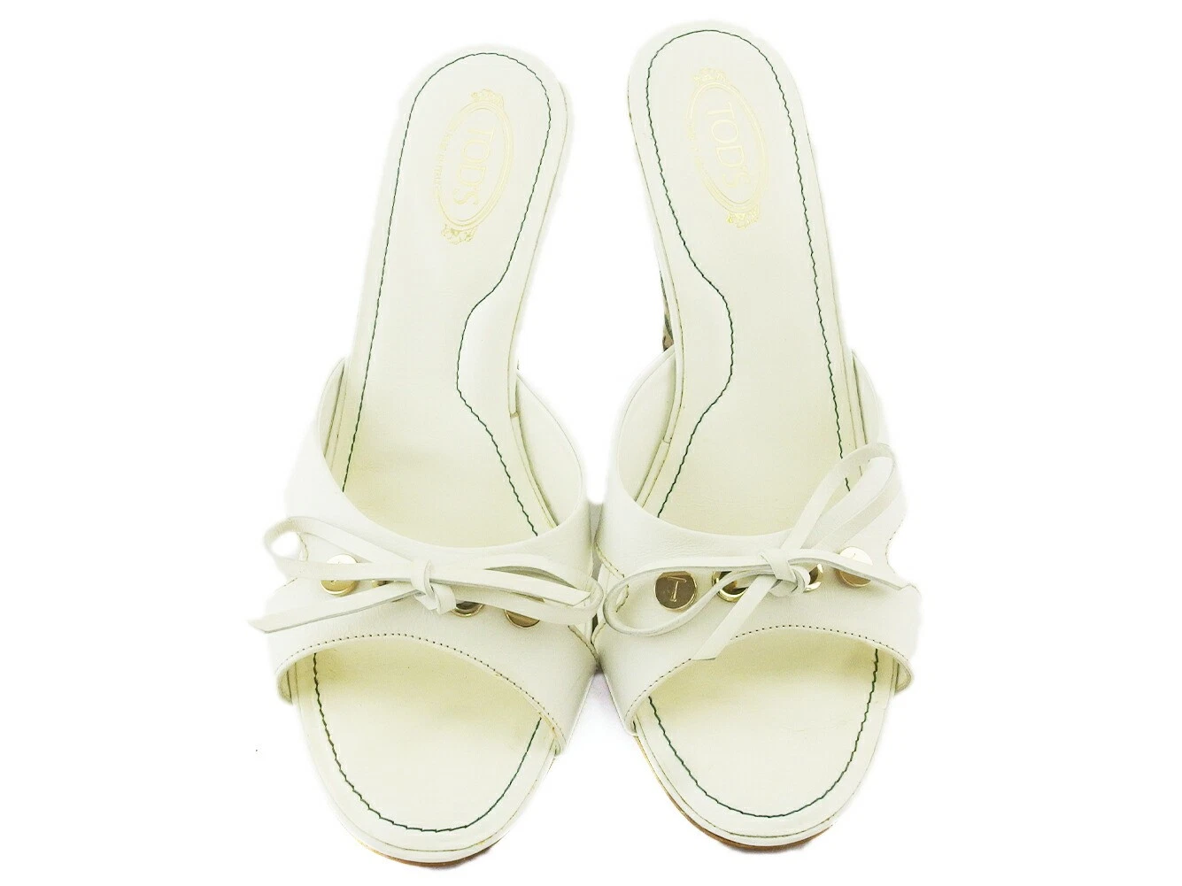 TOD’S TOD'S Sandali Marca Sandali Sandali Scarpe Donna Estate Bianco Beige Blu 7 Hal