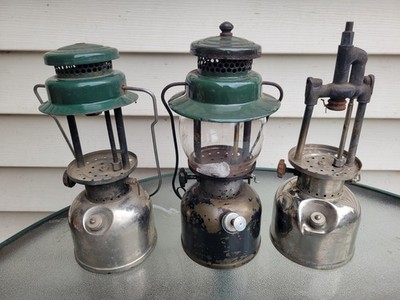 LOT of 3 COLEMAN LANTERNS 242, 242B, 242C for parts or repair | eBay