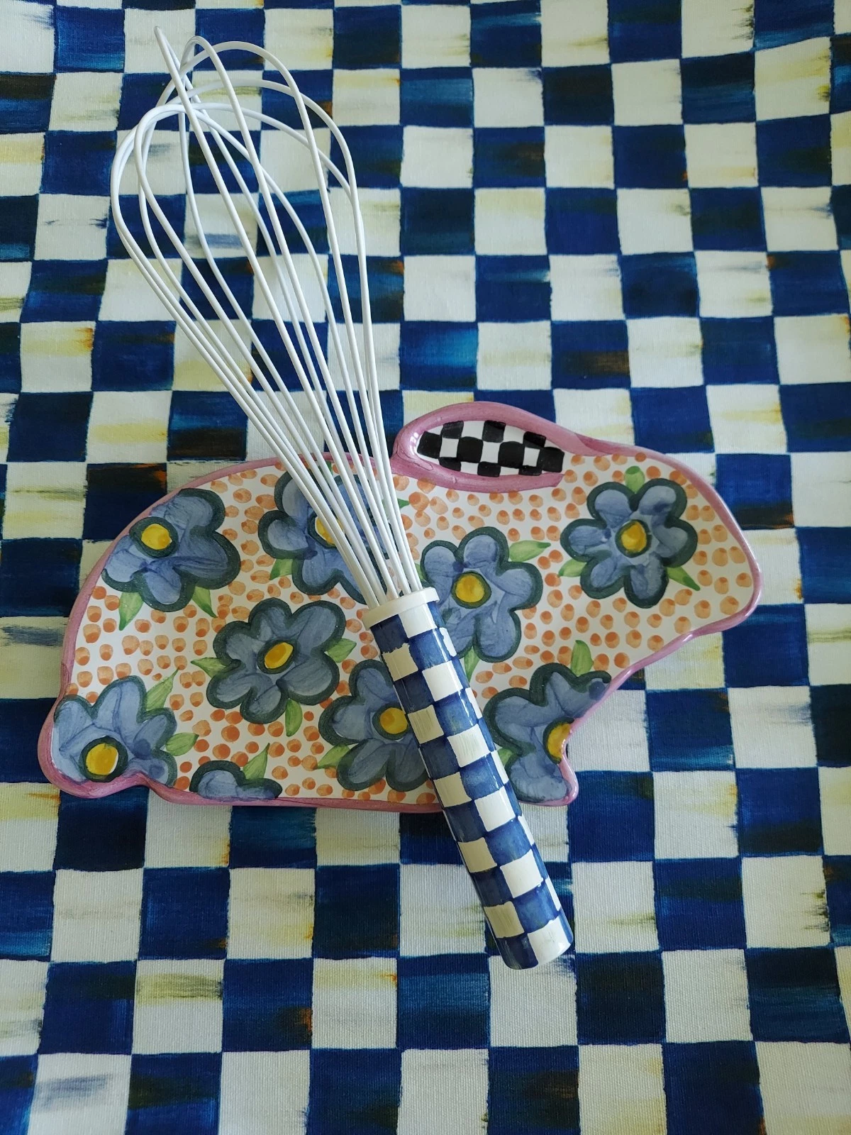 Mackenzie-Childs Royal Check Large Whisk
Opens in a new window or tab