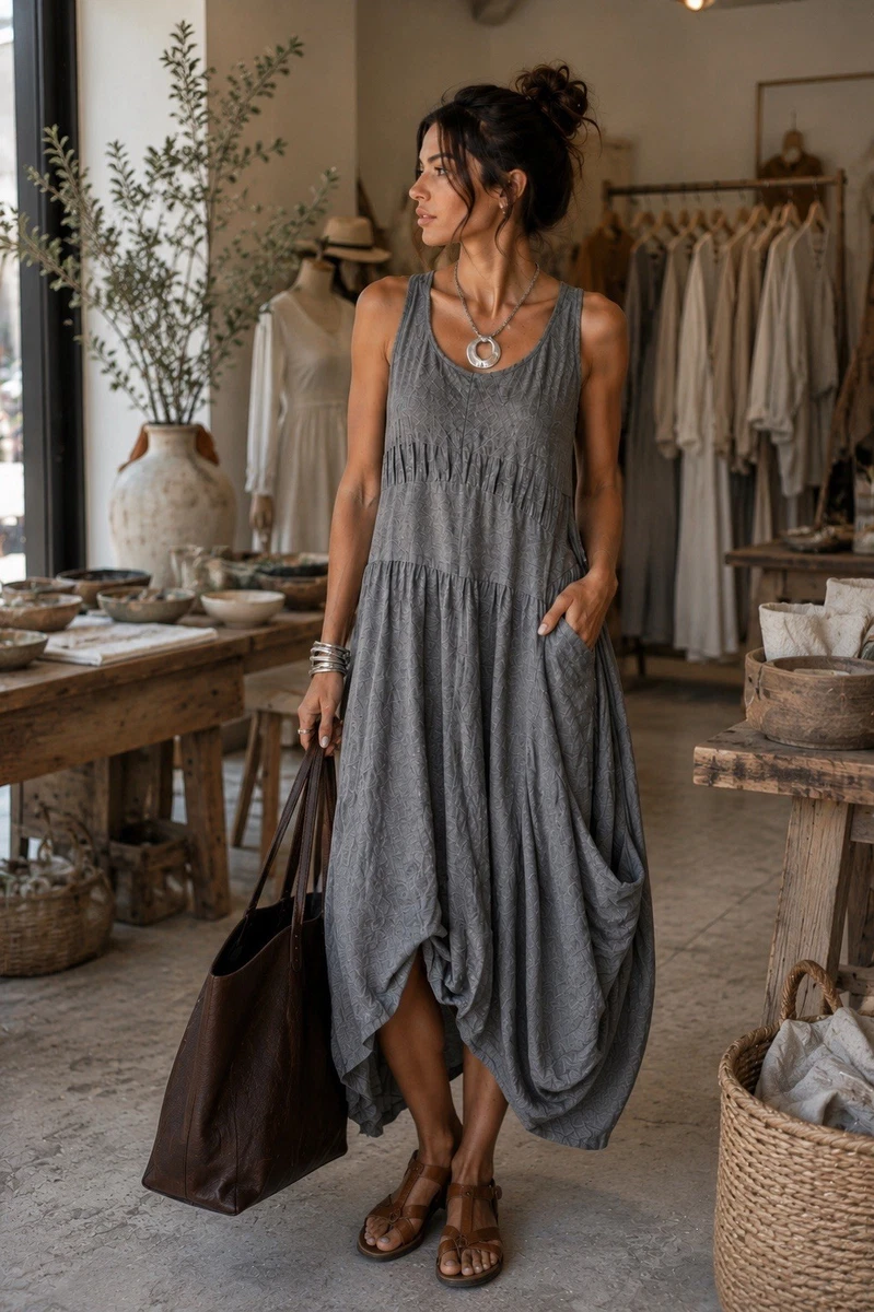 inizio linen dress Inizio Linen Blend A-Line Dress Chartreuse / S