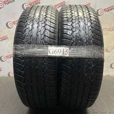 2x 265 60 R18 110H DUNLOP GRANDTREK AT25 ,  Tread 6.3/6.3mm(G6915)Tested