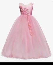 Girls Size RareEditions Holiday Formal Party Dress Floral  Wedding Dress 11-12