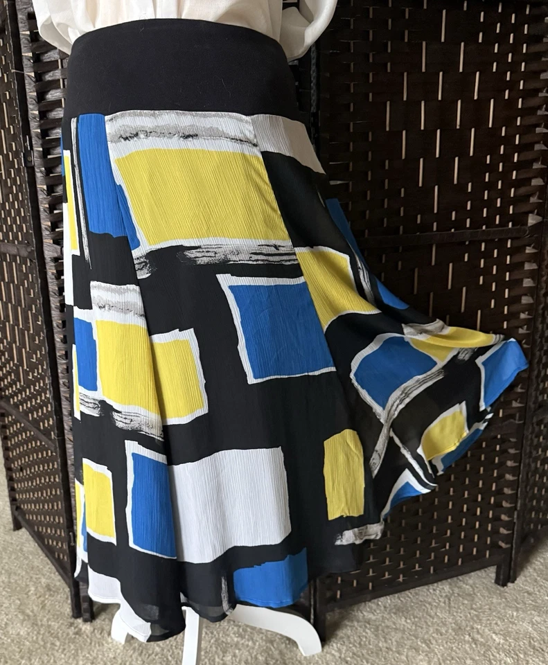 Юбка миди Jones Wear размер средний многоцветная легкая с плавной подкладкой - Изображение 3 из 4