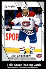 2023-24 O-Pee-Chee Josh Anderson #188 Montreal Canadiens NHL Hockey  