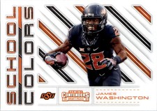 2018 Panini Contenders Draft Picks School Colors #8 James Washington - FB