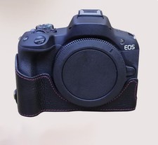 For Canon EOS R100 R50 Camera Bag Leather Dock Case Base Protection Cover shell