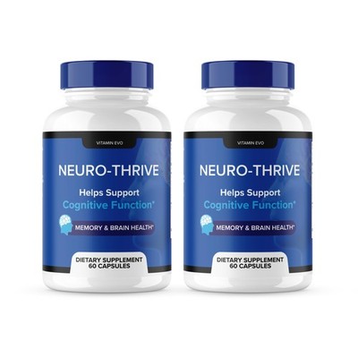 (2 Pack) Neuro Thrive Brain Supplement, Neuro Thrive Memory, Neuro Thrive PQQ