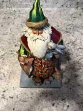 JIM SHORE Woodland Christmas Santa Rabbit EAR MISSING See Photo Detail C4005275