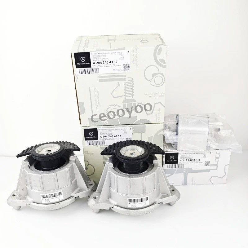 3X Engine Motor Mount Kit For Mercedes-Benz W204 C180 С207 W212 A2042404317 2.5L - Изображение 3 из 4