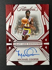 2023 Panini Flawless - Draft Gems  Michael Cooper Auto Ruby 04/15#Z
