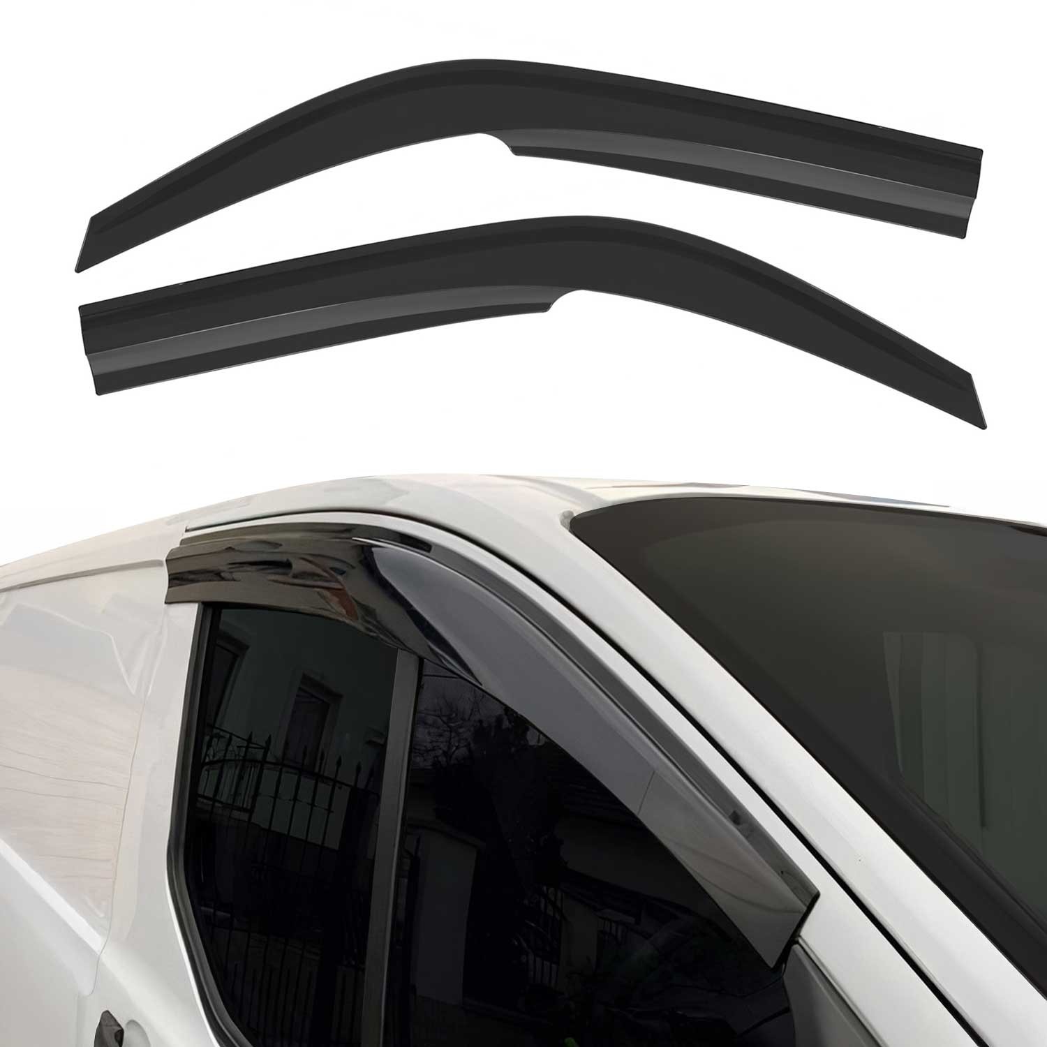 Déflecteur de vent Hyundai H-100 2004-2020 anti-remous pour trajets autoroute