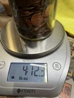 OVER 4 POUNDS!  Lincoln Cents- Mixed Coins LOT UNSEARCHED w/JAR