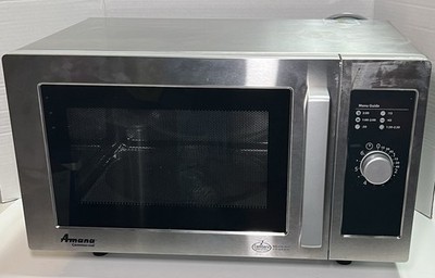 Amana RMS10DS Commercial Microwave 1000W Stainless Steel Open Box