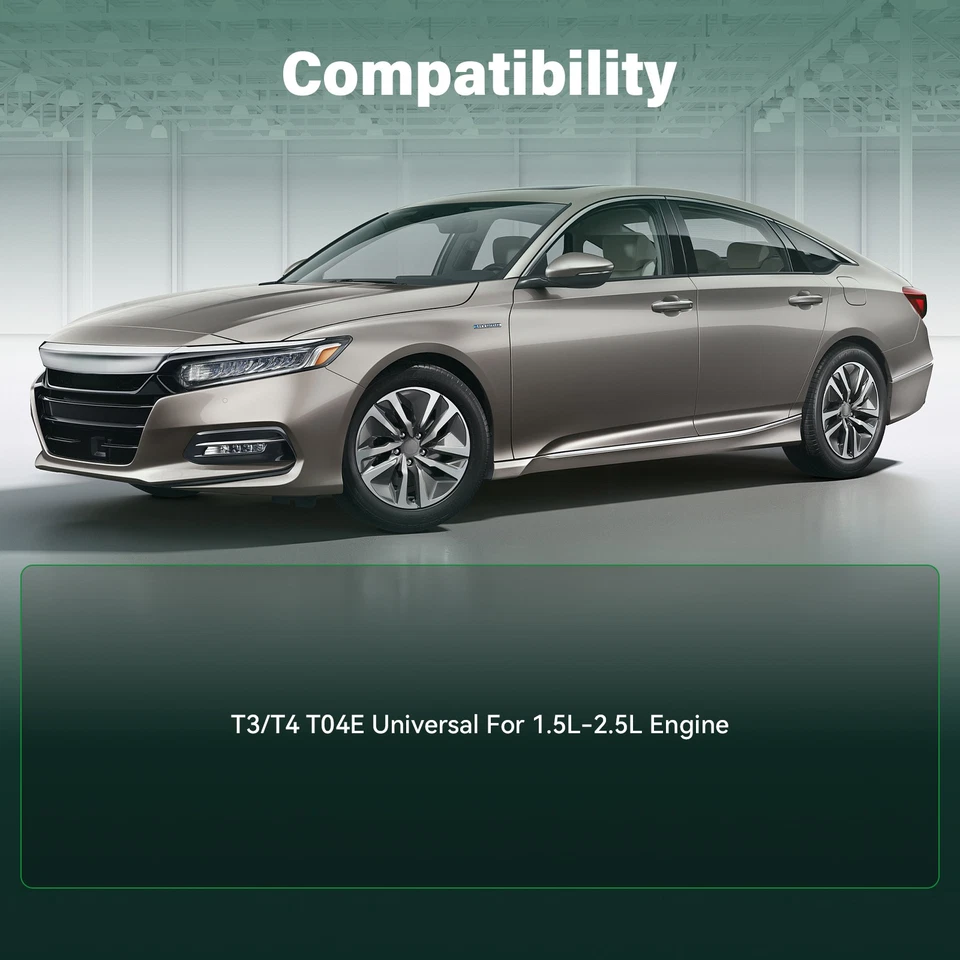 For Honda Prelude 2.2L 1992-2001 2.3L 1992-1996 Turbocharger T4 - Image 4 of 4