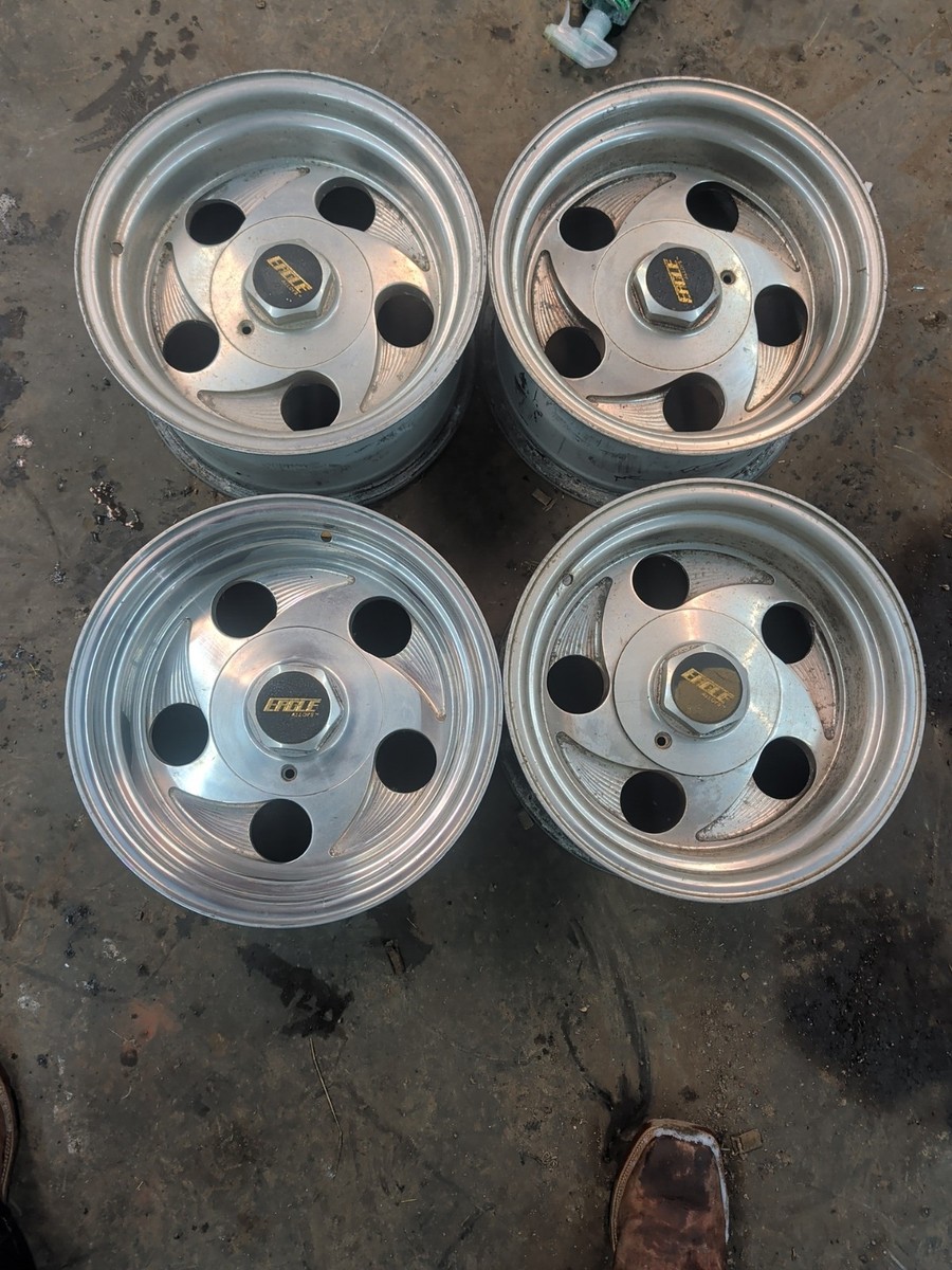 Eagle Alloys Series 171 15x8 5x5.5 Polished Aluminum w/Center Caps