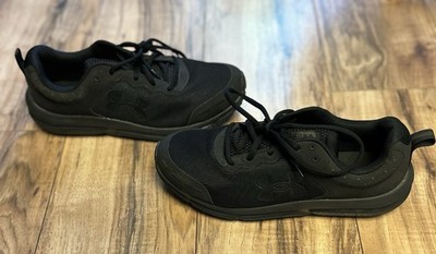 Under Armour Charged Assert 10 Men's Black/White Mesh Low Top Lace-Up Sneaker