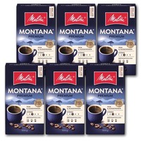 Melitta Montana Premium Kaffee Gemahlen 6 X 500 Gr