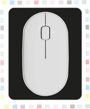 Mini Mouse Pad, Small Mouse Pad 5x6 Inch Ultra Thick Non-Slip Base Portable
