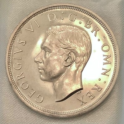 ~1937 Great Britain Proof George VI Silver One Crown - FDC ~ SALE