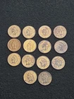 U.S. Indian Head Cent Coin Lot Red (14)