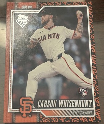 2026 Topps Series 1 Carson Whisenhunt Team Logo Boarder Rc