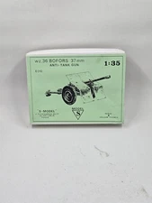 1/35 Wz.36 Bofors 37mm Anti-Tank Gun – S-Model Resin Kit – Complete