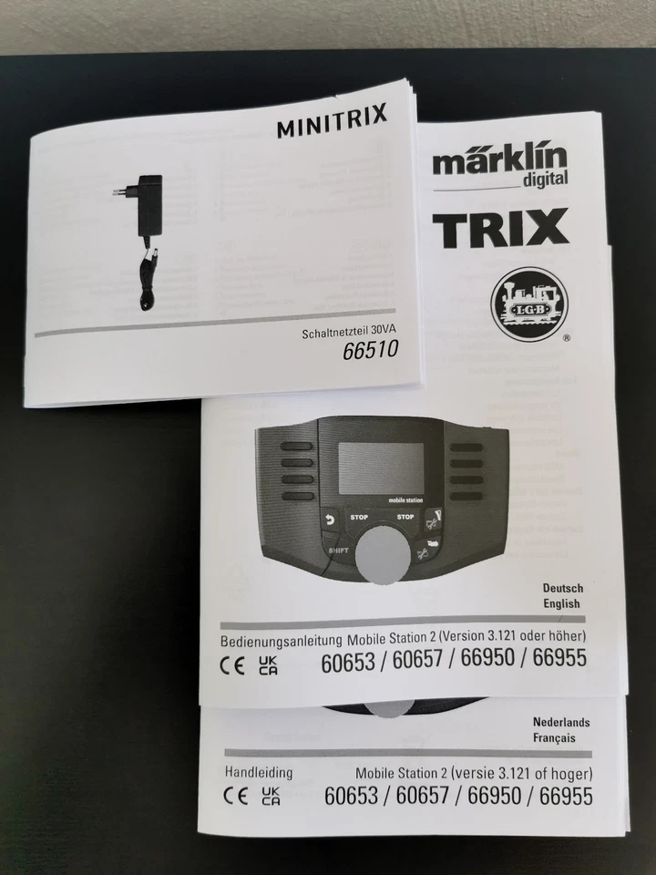 Trix 66955 Mobile Station + mä 318959 Anschlussbox + T66510 Steckertrafo  Spur N - Image 4 of 4