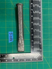 Vintage 7.5" Long Heavy-Duty Cold Chisel Hand Forged Tool, Made In USA