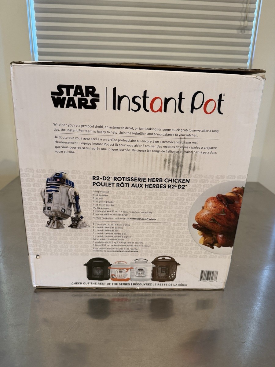 Star Wars~R2D2~R2-D2~Duo Instant Pot Pressure Cooker 6 Qt Special