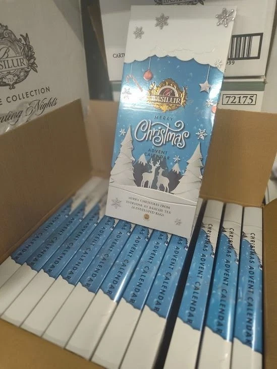 BASILUR FELIZ NAVIDAD ADVIENTO CALANDRA 24CT SURTIDO Foto 2 de 4