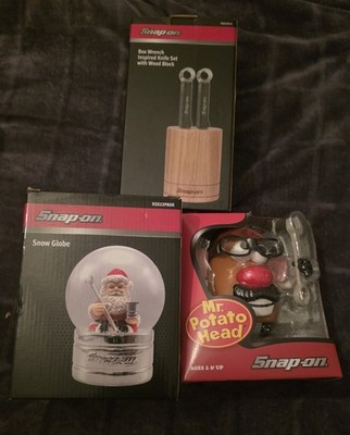 Snap On Set / Sammlerstücke, Schraubenschlüssel inspiriert Set, Mr Potato Head, Schneekugel