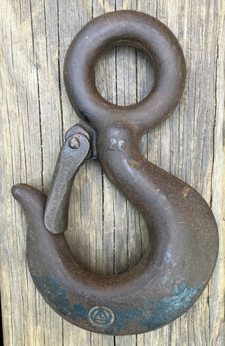 Large Crosby Laughlin Lifting Hook w/ Safety Latch