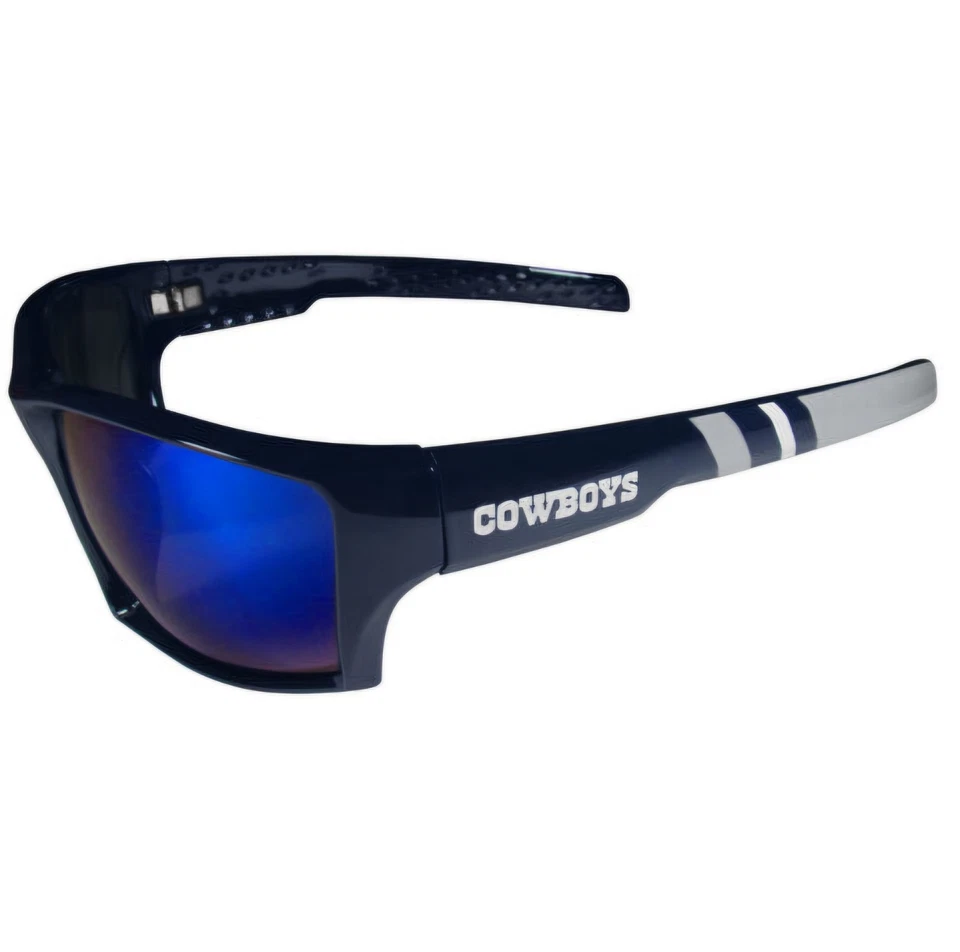 Gafas de sol polarizadas envolventes con borde Dallas Cowboys ropa con licencia NFL nuevas con etiquetas Foto 2 de 3