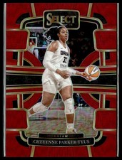 2024 Panini Select WNBA 62 Cheyenne Parker-Tyus Atlanta Dream Red Prizm 010/149