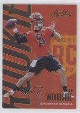 2018 Panini Absolute Rookie Spectrum Orange 15/65 Logan Woodside #113 12dm