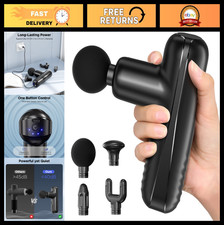 Powerful Mini Massage Gun - Handheld Deep Tissue Percussion Massager, Travel Siz