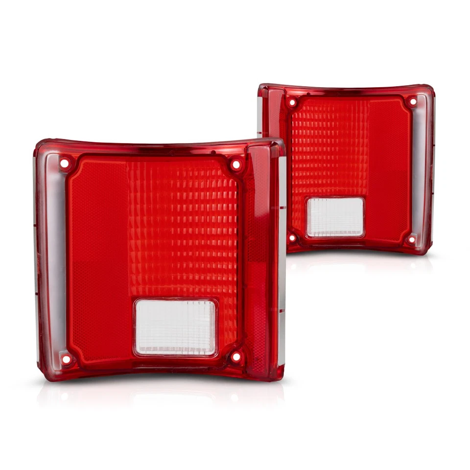 Par de lentes de luz trasera para GMC R2500 Suburban 1990 1991 lado conductor y pasajero Foto 2 de 4