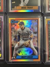 2025 Topps Chrome 35th Anniversary RC Matt Shaw 