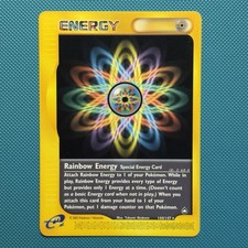 Pokémon Vintage Non-Holo Rare Rainbow Energy 144/147 Aquapolis E-reader 2003 on eBay