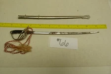 Miniature Sword: 1910 US Model Replica & Scabbard 9 1/16" OAL -MSL#66